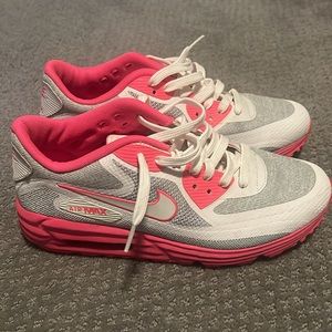 Pink Nike sneakers